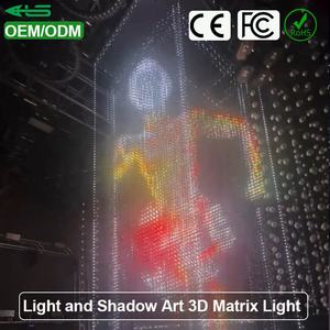 Luces LED de Matriz 3D ODM Pitch, Luces de Matriz 3D con Píxeles RGB <span class=keywords><strong>DMX</strong></span> ARTNET SCAN para Iluminación de Escenarios, Centros Comerciales, Espectáculos y Eventos - Product Image 1