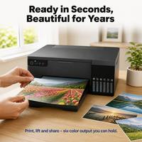 Imprimante photo à réservoir d'encre 6 couleurs L8050, jet d'encre USB pour impression par transfert de pigments, usage domestique et professionnel, en stock