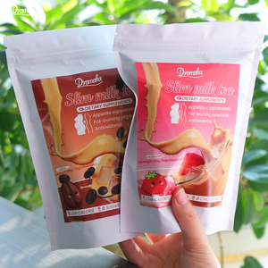 Thé au lait végétalien saveur fruits Dromaka, marque propre, complément alimentaire minceur, isolat de protéines de soja, santé digestive - Product Image 3