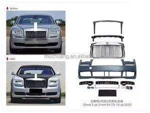 Kit de carrosserie de style Gho-st 3 2020, mise à niveau Gho-st 2, ensembles de pare-chocs avant, pièces automobiles pour modèles 2015-2018 - Product Image 2