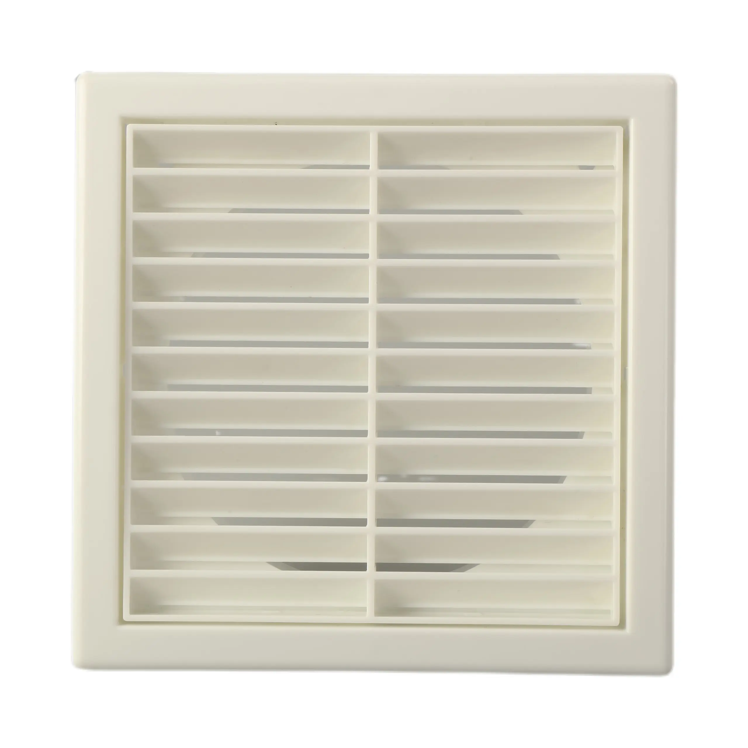 Grille d'air circulaire pour plafond rond blanc, Grille d'aération en plastique pour mur externe, 100, 125, 150mm