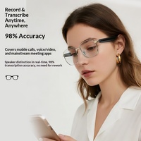 Lunettes de traduction intelligentes SG19 Pro avec IA, interprétation simultanée en temps réel, résistantes aux UV, écoute de musique