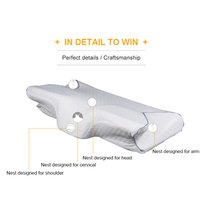 Almohada de Espuma Viscoelástica con Forma de Mariposa para el Apoyo del Brazo - Soporte Cervical sin Presión para Dormir de Lado - Product Image 5