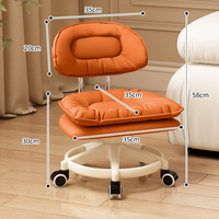 Chaise de maquillage moderne de luxe Mobilier table de toilette Tabouret de bureau Tabouret de maquillage Tabouret de salon de beauté simple