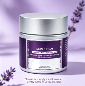 <span class=keywords><strong>Crème</strong></span> <span class=keywords><strong>Visage</strong></span> Apaisante et Hydratante Personnalisée à l'Aloès, Éclaircissante à la Lavande et à l'Acide Hyaluronique – <span class=keywords><strong>Crème</strong></span> et Lotion <span class=keywords><strong>Visage</strong></span> - Product Image 1