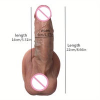 Anales Sexspielzeug Vibrator für Frauen Flüssiges Silikon Doppelriemen Weicher Dildo USB Magnetisches Aufladen Fernbedienung 100% Wasserdicht