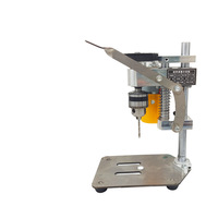 Perceuse de table électrique portable mini haute précision à vitesse variable pour bricolage, avec support de moteur PCB et roulement, pour le bois et les petits travaux de perçage
