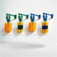 Brosse à corps pour vaches floquée haute densité, brosse de nettoyage pour l'élevage du bétail sans perte de poils pour les grandes exploitations laitières