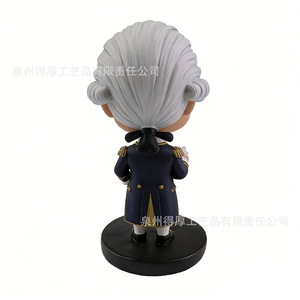 Customized Scientist Resin <b>Bobblehead</b> Figurine Ivory White Collectible Art Decorations Corporate Gift - Product Image 2