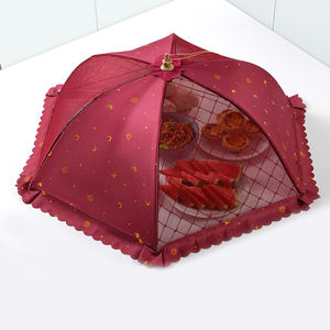 Cubierta de comida de verano a prueba de polvo, transpirable, plegable, a prueba de mosquitos, cubierta de comida sobrante, utensilios de cocina modernos - Product Image 3