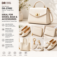 Kain Kulit PU Premium Motif Leci Kecil Tebal 1.0mm Lebar 52 Inch untuk Sepatu, Tas, Aksesoris, dan Barang Fashion