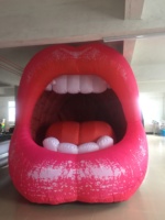 Vente Flash : Bouche Gonflable Géante Personnalisée / Baiser Gonflable / Lèvres Gonflables pour Publicité Gonflable