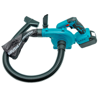 Ensemble d'outils électriques sans fil, souffleur de jardin sans balais, aspirateur et cisaille à gazon, outil nu compatible avec batterie 18V
