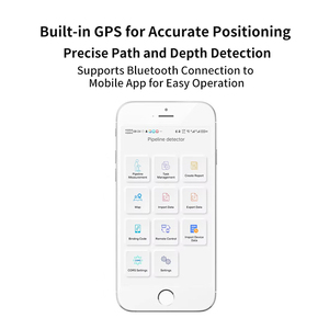 HC-8500A 지하 파이프라인 탐지기, 지하 케이블 및 광섬유 케이블 위치 탐지기 - Product Image 6