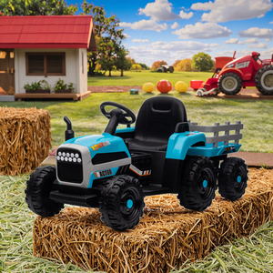 <span class=keywords><strong>Trattore</strong></span> Elettrico a Batteria 12V per Bambini con 6 Ruote, Musica e Allarme Batteria Scarica, in Plastica, Unisex - Product Image 4