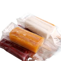 Emballage pour sucettes glacées, sac transparent thermoscellable, sachet alimentaire, impression en gravure, sacs personnalisés pour bonbons, glaces, nourriture pour animaux de compagnie, gelée