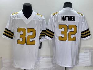 Maglie da Football 4 Derek Carr, 12 Chris Olave, 2 Winston, 32 Tyrann Mathieu, 41 Alvin Kamara, 9 Taysom Hill - Product Image 4