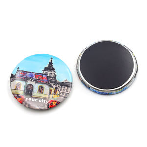 Offre Spéciale attractions touristiques populaires Rectangle 80*53 plaque d'étain aimant autocollant métal londres allemagne <span class=keywords><strong>Paris</strong></span> étain réfrigérateur aimant - Product Image 2