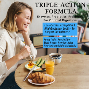 Factory Supply Digestive Enzyme Capsules Effectiveness for Digestion Gut Balance Support Probiotic Prebiotic Blend Capsules - Product Image 3