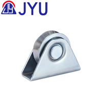 Poulie en acier anti-corrosion de style industriel durable, prix d'usine, installation par vis, accessoires pour portes coulissantes, fenêtres