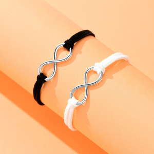 <span class=keywords><strong>Bracelet</strong></span> en cuir suédé avec charme <span class=keywords><strong>infini</strong></span> fait à la main par le fabricant, fermeture réglable, charme <span class=keywords><strong>infini</strong></span>, <span class=keywords><strong>bracelet</strong></span> pour femmes - Product Image 6