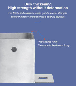 Bán buôn tùy chỉnh 100 mét 2x2 tấm thép không gỉ chất lượng cao chế tạo dịch vụ cho cơ sở bài hàng rào bê tông hỗ trợ - Product Image 4