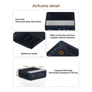 PC mini n2940 AMD R5 R7 3500u 3700U Barebone Quad Core PC máy tính mini Linux Win10 Mini PC Máy tính để bàn comput Micro máy tính - Product Image 5