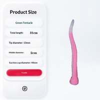 Dilatateur anal en silicone liquide SM, forme irrégulière, extra-long, extra-large, extra-épais, en forme de tentacule de pieuvre, jouet sexuel