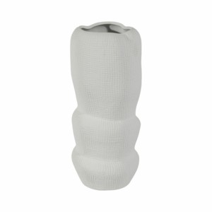 Vaso Decorativo con Texture a Nido d'Ape, Vaso Moderno in Ceramica per Fiori, per Soggiorno, Camera da Letto, Ufficio, Arredamento Casa - Product Image 4