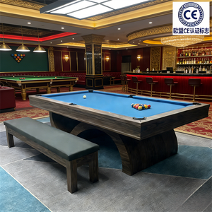 <span class=keywords><strong>Mesa</strong></span> de Billar de Lujo Personalizada en Varios Estilos, <span class=keywords><strong>Mesa</strong></span> de Billar de 7, 8 y 9 Pies con Rieles y Patas de Madera Maciza, <span class=keywords><strong>Mesa</strong></span> de Billar para Juegos en Casa con Banco - Product Image 3