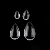 Décoration d'intérieur Feng Shui, pièces de lampe en cristal de verre de 50 mm, pièces de lustre en cristal
