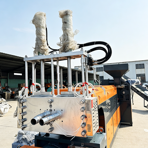 Single Screw Startup Odor Treatment Commercial Plastic Recycling Machine Repelletizing Raw Material Making Equipment Plant Low - Product Image 5