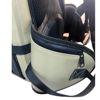 Sac à dos étanche vertical 35L avec revêtement TPU, poches filet pour gourdes, submersible et hermétique pour explorateurs