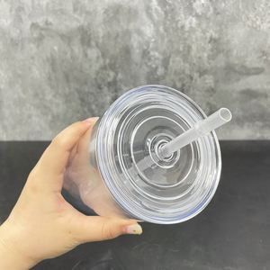 Vaso de Plástico de 25 oz con Tapa y Diseño de Globo de Nieve, Envolturas UV DTF para Decoración con Pedrería - Product Image 4