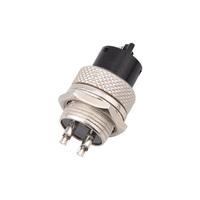Interface de connecteurs mâle-femelle moulés par injection de Plug-2-10pin d'aviation GX16 pour des applications de surveillance et de sécurité