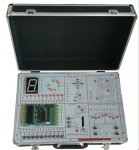 Programmable Logic Controller Experiment Box,Technology Experimental Portable PLC Box,Assembly Line Simulation Training Kits