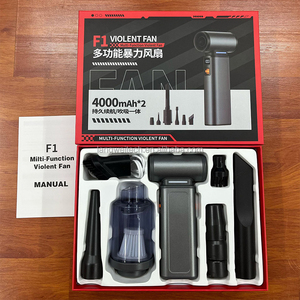 Máy hút bụi không dây di động, tích hợp máy thổi khí, máy nén khí với động cơ không chổi than 130000 vòng/phút, lực hút 5000pa, cổng sạc Type-C, pin 8000mah, tích hợp quạt - Product Image 6