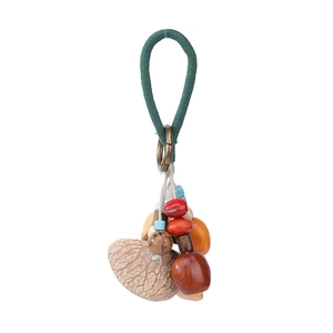 Wholesale Ethnic Natural Fruit Shell Key Ring <b>Wind</b> <b>Chime</b> DIY Bodhi Seed Bead Handicraft Accessory - Product Image 1