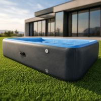 Piscine gonflable en PVC personnalisée, spa gonflable, bain d'eau pour la maison, le jardin, la relaxation des adultes