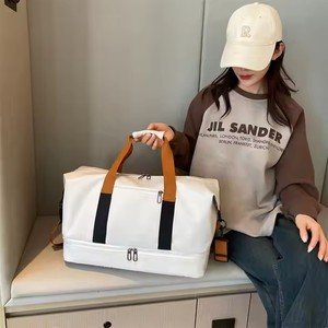 Bagages de cabine étanches avec logo personnalisé sac de sport pour hommes et femmes sac de sport étanche avec compartiment à chaussures sac de voyage sportif - Product Image 3