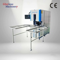 Máquina CNC de cuatro cabezales para limpieza de esquinas de ventanas y puertas de PVC, con cortador de 3 cabezales para juntas de soldadura de PVC