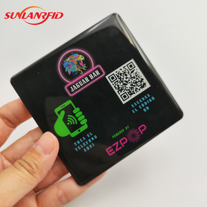 13.56MHz RFID NFC adesivo libro Tag materiale PVC piastra epossidica quadrata per la revisione per WhatsApp prezzo mirato - Product Image 2