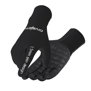 Gants de plongée DIVESTAR OEM&ODM en néoprène 1,5 mm, doux, épais, super élastiques, imperméables, écologiques et respirants, équipement de plongée pour - Product Image 1