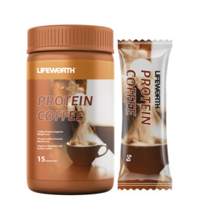 Protéine de lactosérum instantanée au <span class=keywords><strong>café</strong></span> noir Lifeworth - Product Image 1