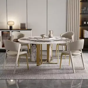 كرسي عشاء فاخر بتصميم إسكندنافي للمطاعم المنزلية مصنوع من الجلد بأحدث تصميم كرسي مفاوضات بمسند للظهر