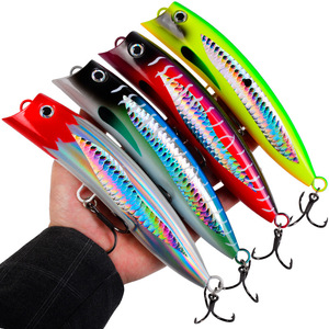Leurre de surface géant 190 mm 100 g pour la pêche en eau salée et en eau douce, idéal pour le thon, le <span class=keywords><strong>kingfish</strong></span> et les gros poissons prédateurs - Product Image 1