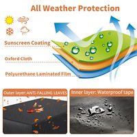 Dropshipping direct d'usine Patio extérieur meubles couverture étanche résistant aux UV meubles de jardin couverture