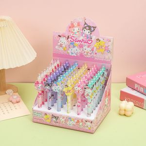 Sanrios 48 pz Kawaii KT Cinnamorolled penna Gel 0.5 acrilico nero pressa penna a sfera per bambini materiale scolastico cartoleria Cartoon <span class=keywords><strong>Anime</strong></span> - Product Image 3