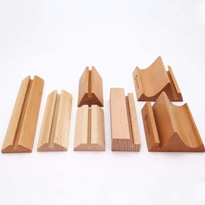 Tùy Chỉnh Hình Dạng Sồi Bằng Gỗ Lịch Cơ Sở Ảnh Đứng Thẻ Đứng Gỗ Cơ Sở Bệ Đứng Hiển Thị Sản Phẩm Bằng Gỗ Sản Xuất - Product Image 6