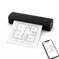 Imprimante thermique A4 Imprimante portable sans fil pour l'impression de documents de bureau pour les petites entreprises